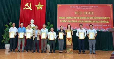 Hội nghị hưởng ứng 10 năm Ngày Pháp luật  nước cộng hòa xã hội chủ nghĩa Việt Nam